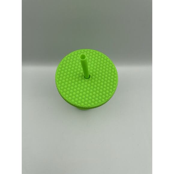 Starbucks Fall 2021 Studded Bling 16oz Grande Tumbler - Neon Green - NEW - Picture 5 of 7